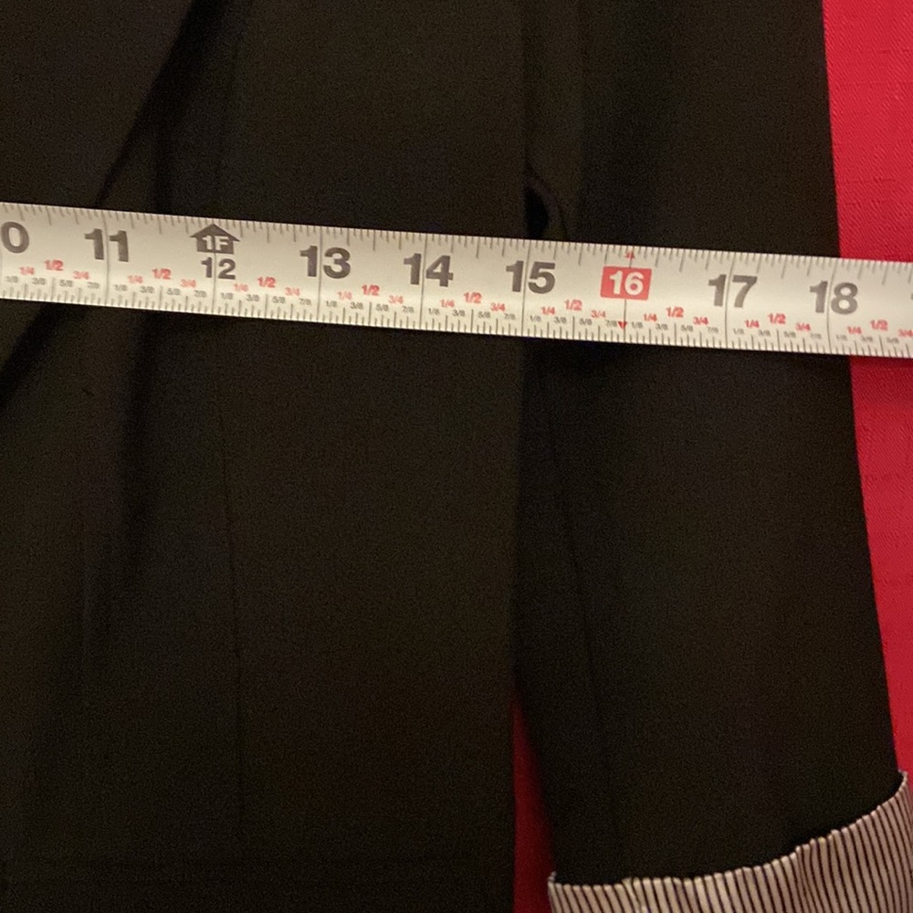 Donated IZ Byer Womens Blazer Striped Cuffs Single Button Size small (juniors) - Picture 11 of 12